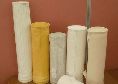 एक्रिलिक पीई पीपीएस P84 धूल कलेक्टर फिल्टर बैग, Aramid सुई फिल्टर रासायनिक प्रतिरोध महसूस किया