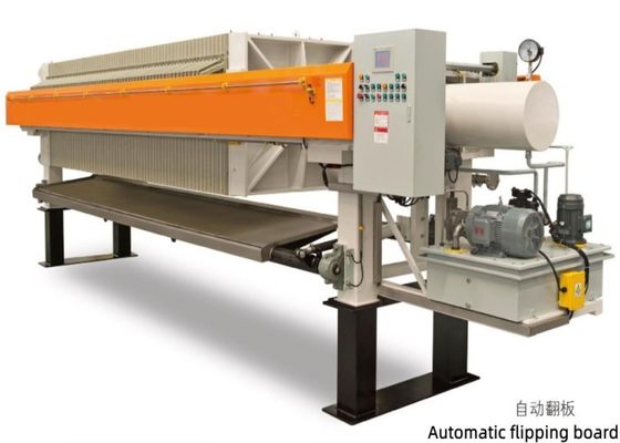 स्वचालित फ्लिपिंग बोर्ड फिल्टर प्रेस स्लड प्रेस मशीन स्थापित करने में आसान