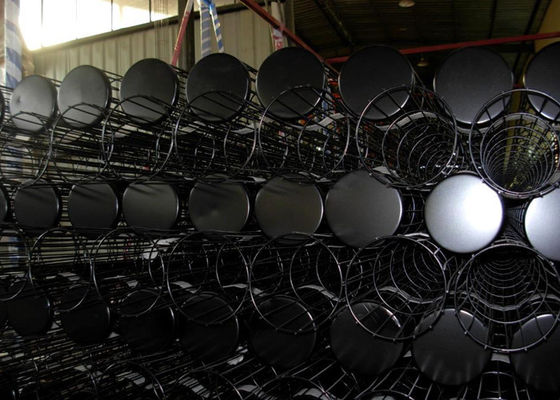 Φ3, 3.2, 3.5, 3.8, 4 मोटाई का कोयला जलाने वाला बॉयलर डस्ट बैग फिल्टर केज 304 316 316L